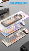 Teclado Y Ratón USB K820 Iluminados Para Juego Ergonómicos Con Funciones Multimedia Para Oficina Y Hogar Compatible Con Laptop Y Desktop Para Hombres Y Mujeres - details 13