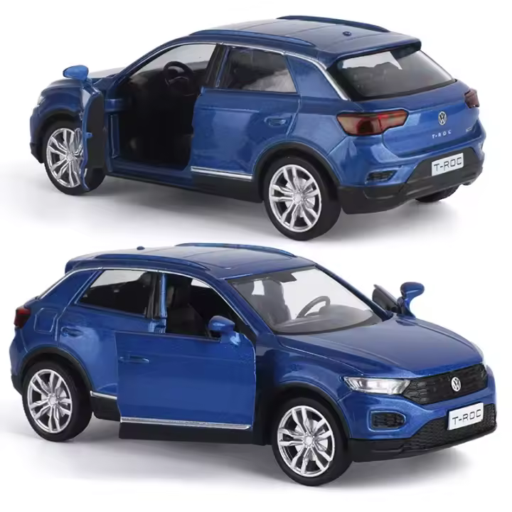 Volkswagen T-ROC Modelo De Coche De Aleación 1:36 Juguete De Metal Para Colección Y Niños Con Retroceso Simulación Vehículo De Metal Sin Batería - 1