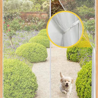 Puerta De Pantalla Magnética Self-sealing Para El Hogar Malla De Partición Que Evita Insectos Mascotas Y Niños. Tamaño 38x82 Pulgadas. Venta Por Pieza. - details 10