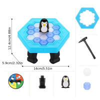 Juguete Interactivo Para Niños Y Adultos: Trampa De Pingüino En El Hielo Juego De Mesa Divertido Para Parentezco Alivio De Estrés - details 4