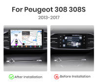 Junsun Android 13 Radio para Peugeot 308 308S 2013 2014 2015 2016 2017 de Coche con Chip Qualcomm de 8 Núcleos CarPlay Inalámbrico Autorradio Estéreo Pantalla HD Multimedia - details 2