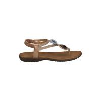AMARPIES ABZ23574 Sandalias planas de Mujer 32597 24V ESCLAVA TIRAS CUERDA PIEDRAS BRONCE - details 0