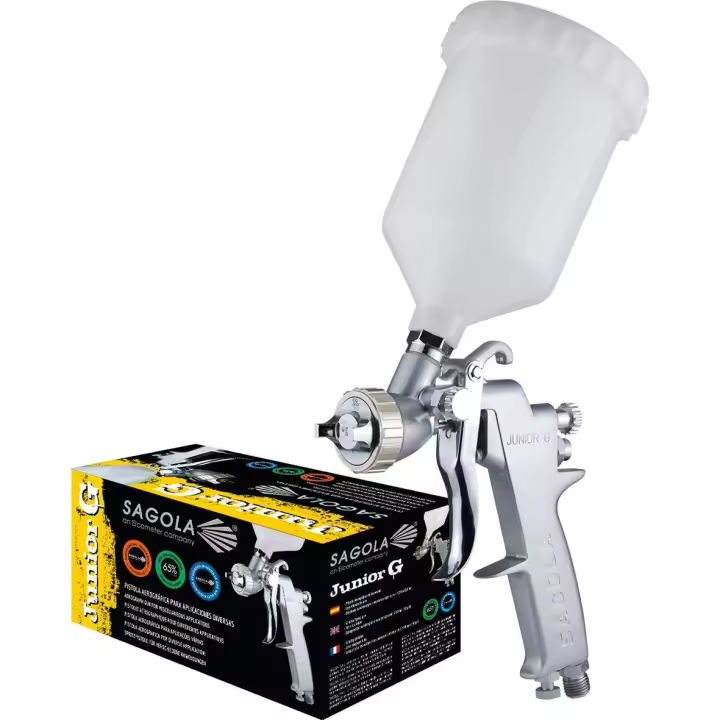 Pistola de Pintura Sagola Junior G Gravedad 1.8 Mm20141905   - Suministros Industriales - 1