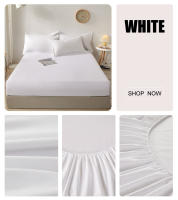 Sábana Ajustable De Color Sólido Protección De Muelles Para Cama Individual Doble Reina 100% Algodón 200TC Funda De Sábanas Con Banda Elástica - details 14