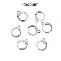 50pcs Gancho Para Pendientes De Color Oro Herramientas De Bajo Costo Para Fabricación De Joyería DIY Anillo Base De Metal Para DIY - details 9
