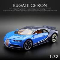 Modelo De Coche De Lujo Bugatti Chiron 1:32 En Aleación De Metal Con Sonido Y Luz Colección Para Niños Simulación De Deportivo - details 5