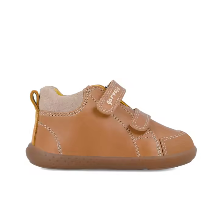 GARVALIN 241301-B087 Zapatos primeros pasos bebé niño 33094 24I BOTITA DOS VELCROS AR3ENA - 1