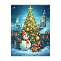 Puzzle De Madera 3D En Forma De Payaso De Navidad Juego Educativo Para Niños Y Adultos Regalo Familiar Para Interacción - details 0