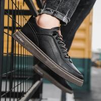 Zapatos Casuales Para Hombre De Color Sólido Y Moda Portátiles Cómodos Planos Antideslizantes Y Resistentes Al Desgaste Deporte Con Suela De Cuero Viscosa Talla Verdadera - details 35