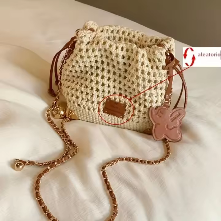 Bolso Bandolera De Verano Para Mujer Con Correa Ajustable Y Lining De Poliéster Estilo Versátil Bolso De Mano Para Comunicación - 1