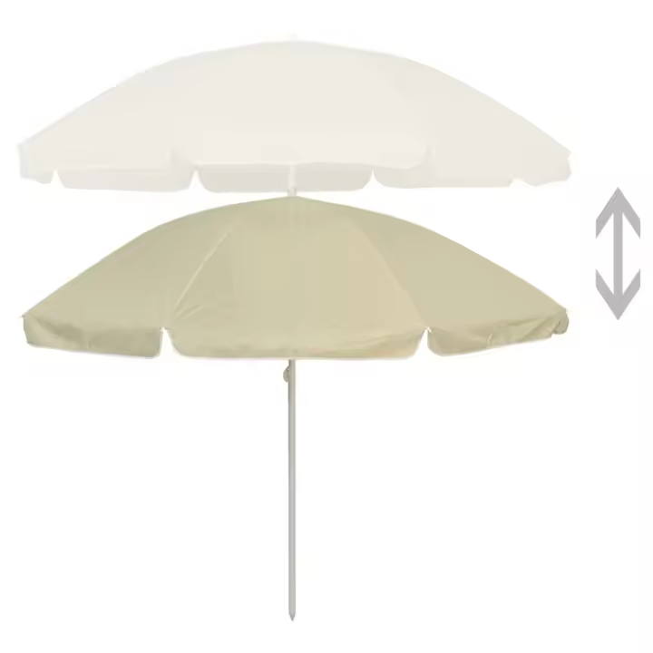Sombrilla de Playa Amarillo arena 240 cm - 1
