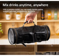 Kit Profesional De Bartender En Bolsa Portátil Con Herramientas De Cócteles Y Vino De Acero Inoxidable Resistente Y Duradero - details 5