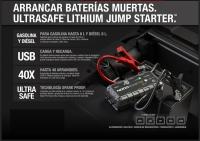 NOCO Boost GB70: Arrancador de Batería de Litio de 2000A UltraSafe – Antichispas y Protección contra Polaridad Inversa – Power Bank USB y Linterna LED – para Motores de Gasolina 8,0L y Diésel 6,0L - details 1