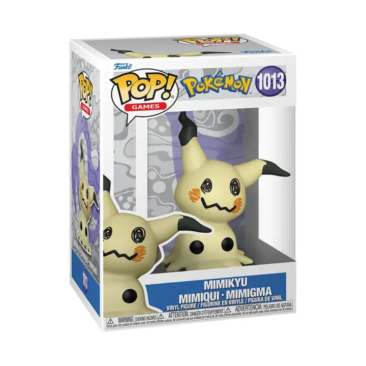 Funko Pop! Figura De Vinilo De Mimikyu De Pokémon Juegos Emea 9 Cm - 1