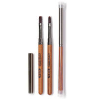 Pincel De Arte Para Uñas Con Gel De Sandalo Accesorio Para Extensión De Tépido De Acrílico Y Gel Pintura De Gel En Forma De Pincel Unidad - details 6