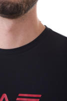 Emporio Armani EA7 Camiseta Algodón Hombre Negro 3 YPTM1PJ20Z 1200 - details 4