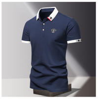 Camisa POLO Para Hombre De Verano Seda De Hielo Secado Rápido Manga Corta Color Sólido Ajuste Suelto Collar De Negocios Top Transpirable - details 7