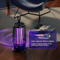 Lampara Eléctrica Repelente De Mosquitos Recargable Atracción Para Mosquitos Interior Trampa De Mosquitos Luz Con Succión - details 5