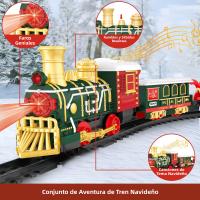 Tren De Ferrocarril Clásico Con Motor De Agua Vapor Para Niños Juguete De Modelo De Simulación Con Caminos De Tren Regalo Educativo Para Niños Mayores De 7 Años - details 7