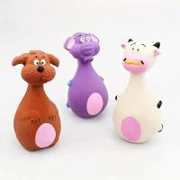 Juguetes De Goma Suave Para Masticar Estilos Squeaky Juegos Interactivos De Lanzamiento Juguetes Divertidos Y Lindos Para Perros Pequeños Y Medianos - details 2