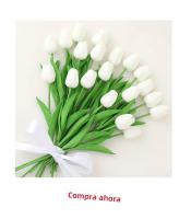 Plantas Artificiales Silken Begonia Para Bodas Decoración De Hogar Y Navidad Regalo DIY De Flores Silken En Vaso Para Ventanas Y Paredes - details 6
