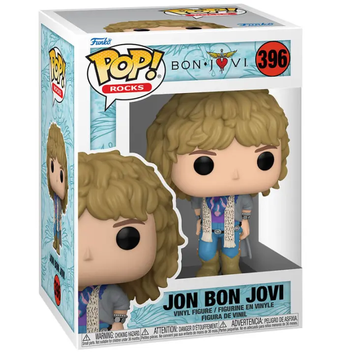 Figura Pop Jon Bon Jovi 1980-Figura de Vinilo Coleccionable - Idea de Regalo- Mercancia Oficial - Juguetes para Niños y Adultos - Movies Fans - Muñeco para Coleccionistas y Exposición - 1