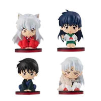 Juego De 4 Figuras Anime INUYASHA Lindas 5cm Modelo De Juguetes Unisex Para Coleccionistas Y Fans De La Animación - details 0