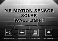 Lámpara Solar LED Exterior Impermeable Con Sensor De Movimiento Iluminación De Jardín Luz Solar Para Pared Y Calle - details 1