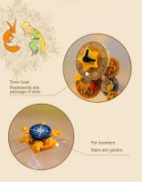Bloques De Construcción De Sueño Eterno Rosa Le Petit Prince Con Cubierta Antipolvo Juguete De Puzzle Para Decoración De Escritorio Regalo De Cumpleaños Para Adultos - details 3