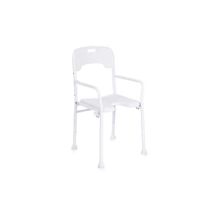 Moretti Iberica Silla de Baño Plegable y Regulable (Resistente 136 Kg) Onda RS826 - Accesorios para la Salud - 1