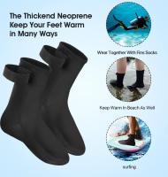 Calcetines De Buceo De Neopreno 3mm Para Hombres Y Mujeres Zapatos De Surf Secado Rápido Térmico Antideslizantes Botas De Natación Calientes Calcetines De Playa - details 3