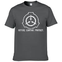 Camiseta Estampada SCP Badge Verano 2023 Cuello Redondo Manga Corta Estilo Hip Hop Harajuku Ropa Casual Para Hombres Y Mujeres - details 22