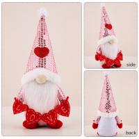 Gnomos De Encaje Para Día De San Valentín Decoraciones De Elfos De Terciopelo Mr Y Mrs Decoración Nórdica Hecha a Mano Para El Hogar - details 1