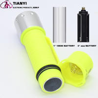 Luz De Buceo Recargable Super Brillante IPX8 Impermeable 3 Modoslampara Submarina LED Aluminio Amarilla 3800 Lumen T6 - details 6