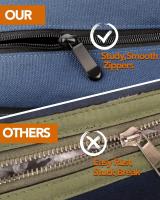 Bolsa De Herramientas Portátil Con 5 Bolsillos - Durable De Lona Canvas - Cremalleras YKK Antirroto - Hebilla Segura - Regalo Amoroso - details 11