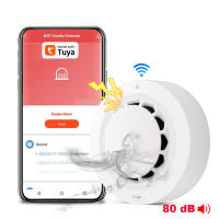 Detector De Fuma ONENUO Tuya WiFi Con Sensor Fotoeletrónico Alarma De Incendio Seguridad Para Casa Y Cocina Compatible Con APP Smart Life - details 0