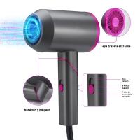 【Regalo para mamá 🎁 】Secador de Pelo 2000W Alta Potencia 2 en 1 - Peluquería Profesional & Hogar, Temperatura Constante con Protección, Ion Negativo, Alta Velocidad y Bajo Ruido - Portátil para Styling - details 11