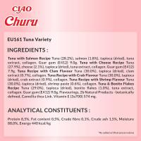 CHURU – INABA,  60 UNIDADES MIX Variedades de Snacks Sludables Base De ATÚN, Premio para Gatos, Premio Delicoso, Snack Liquido - details 1