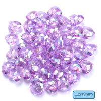 iYOE 20pcs Corazones Grandes Brillantes De Cristal Acrílico Cuentas Sueltas AB Para La Fabricación De Joyas Collar Pendiente Pulsera - details 8