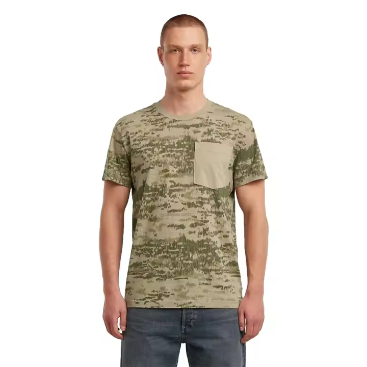 G-star Camiseta De Manga Corta Camo Pocket - 1