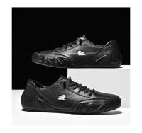 Zapatos De Verano Para Hombre Tamaños Grandes Casual Comodidad Baja Suela Suave Transpirable Deporte Cuero Sintético Bota Plana - details 4