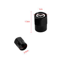 Tapa De Válvula De Neumático Para Coche Emblema Automóvil Compatible Con Mazda CX30 CX-4 CX5 CX-5 CX8 CX-8 CX-30 CX9 M3 M6 MX3 MX5 - details 1