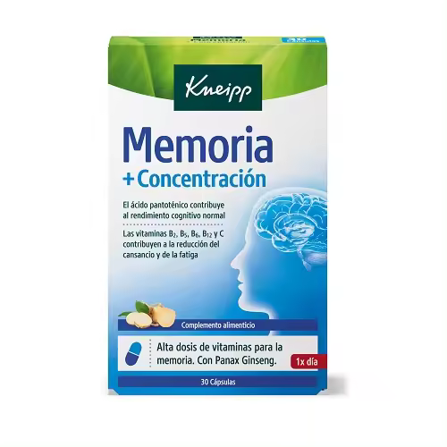 Kneipp Memoria + Concentración 30 Tabletas - 1