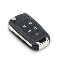 Llave De Coche KEYYOU 2/3/4/5 Botones DIY Para OPEL/VAUXHALL Astra J Corsa E Insignia Zafira C 2009-2016 315 / 433MHz ID46 Chip - details 7