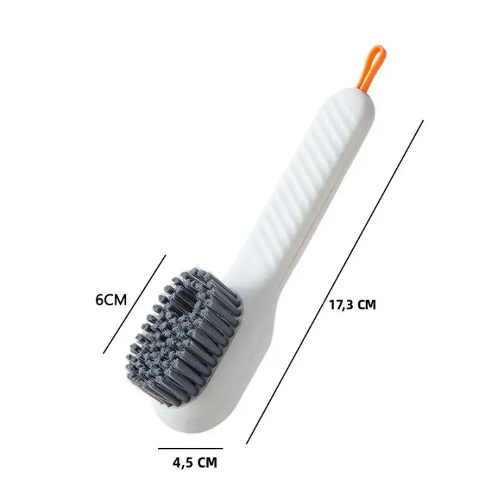Cepillo De Limpieza Para Zapatos Automático Con Bocadillo De Líquido Multifuncional Cerdas Suaves Herramienta De Limpieza Para Ropa Y Zapatos Ecológico - 1