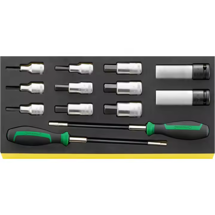 STAHLWILLE 96830163 BANDEJA TCS C/ JGO. DE BOCAS DE LLAVE DE VASO 1/2" TCS 54/2309K/12506 - 1