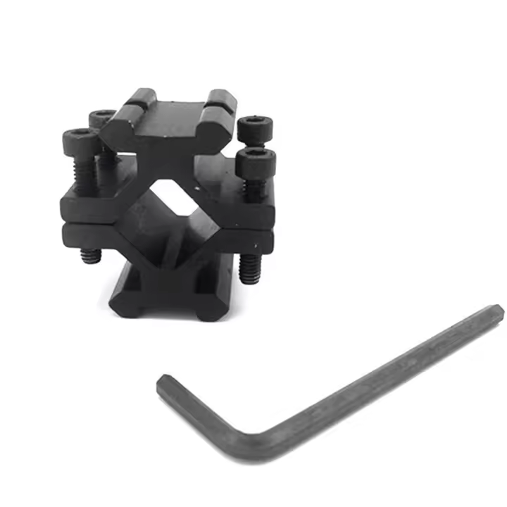 Montura Táctica Ajustable Universal Para Picatinny Weaver 20mm Soporte Para Flashlight Y Visión Tangencial 1 Pieza - 1