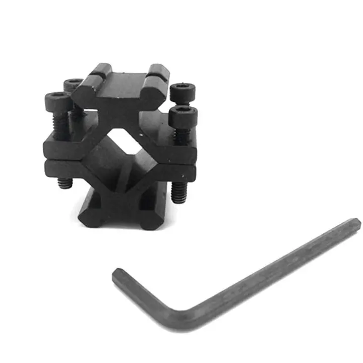 1 PCS Montura De Barra Universal Táctica Ajustable Para Picatinny Weaver Para Flashlight Y Visión Telescopio - 1