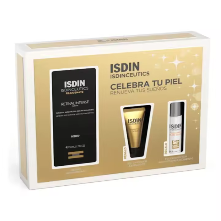 Isdinceutics Retinal Intense Sérum 50 ml + Regalo Essential Scrub 15g Y Fusion Water Magic Repair 10 ml  Pack - 1