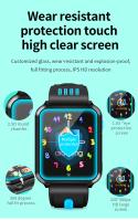 H1PRO 1,83 "de pantalla grande Reloj teléfono inteligente 4G de Doble Cámara Niños Reloj 2 + 16G-Pink - details 5